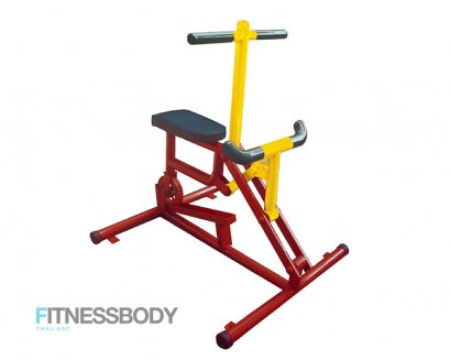 เครื่องออกกำลังกายกลางแจ้ง เครื่องบริหารข้อเข่าแบบโยก